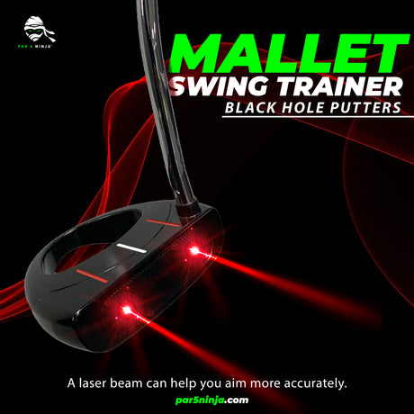 Infrared beams guide your swing path in the correct direction